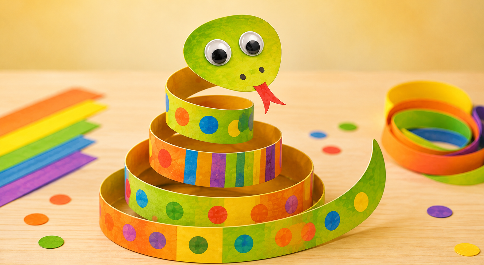 Make a Friendly Snake Craft