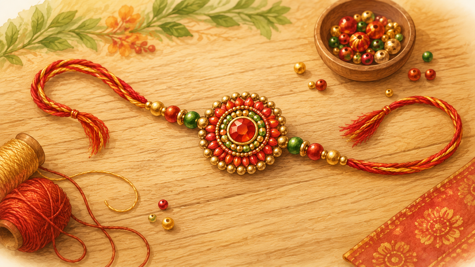 Make Your Own Rakhi – A Handmade Craft