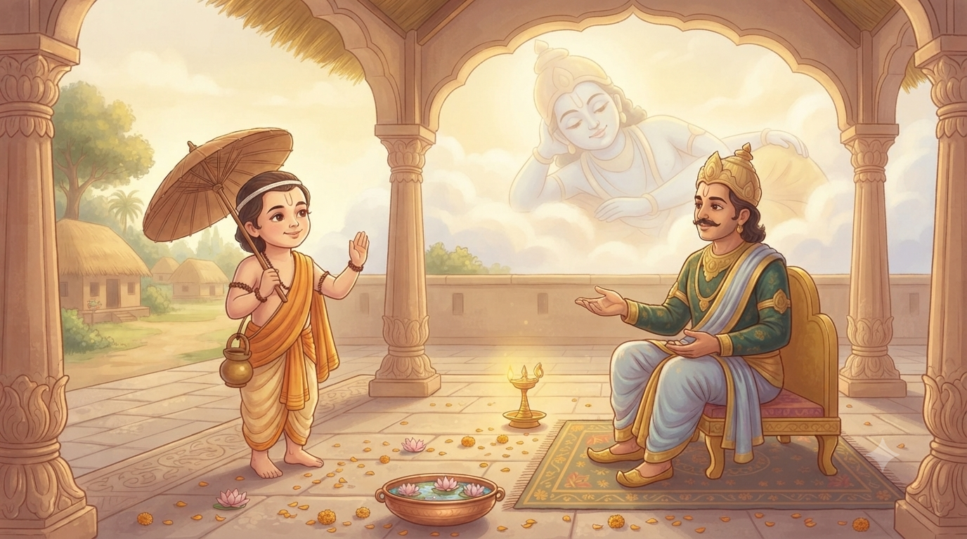 Parsva Ekadashi -The Day of Turning, Vamana & King Bali